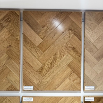 Boston Engineered Real Wood Herringbone Oak Smooth Satin Lacquered